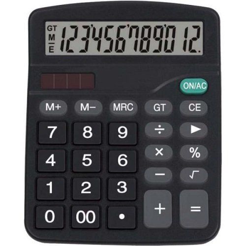 Calcolatrice 12 Cifre Mm.180x143x55