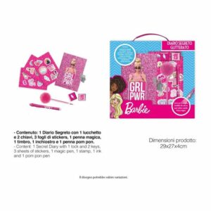 Diario Segreto Glitterato Barbie