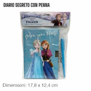 E' Agenda Segreta + Penna 12x18 Frozen