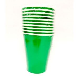 Bicchieri Cc.250 10pz Verde Bandiera