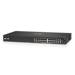 Networking Switch R8n88a Aruba Cx 6000 24 X 10/100/1000 + 4 X 1gb Sfp Lifetime Warranty Fino:07/05