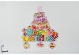 Appendino Torta Happy Birthday 37cm