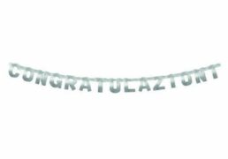 Festone Congratulazioni Arg. 225x15cm